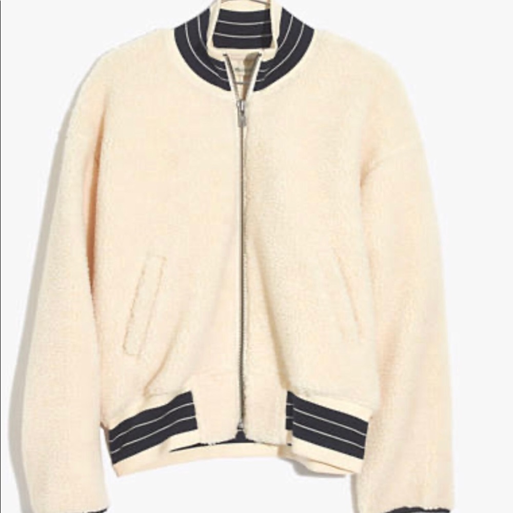 Madewell Sherpa Bomber Jacket